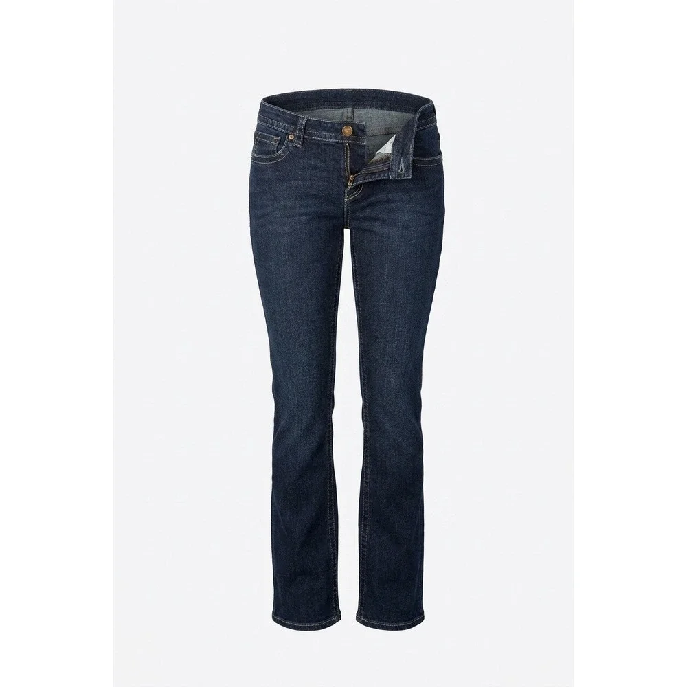 Kut from the Kloth Women Dark Wash Boot Cut Jeans Size 14 Indigo Denim